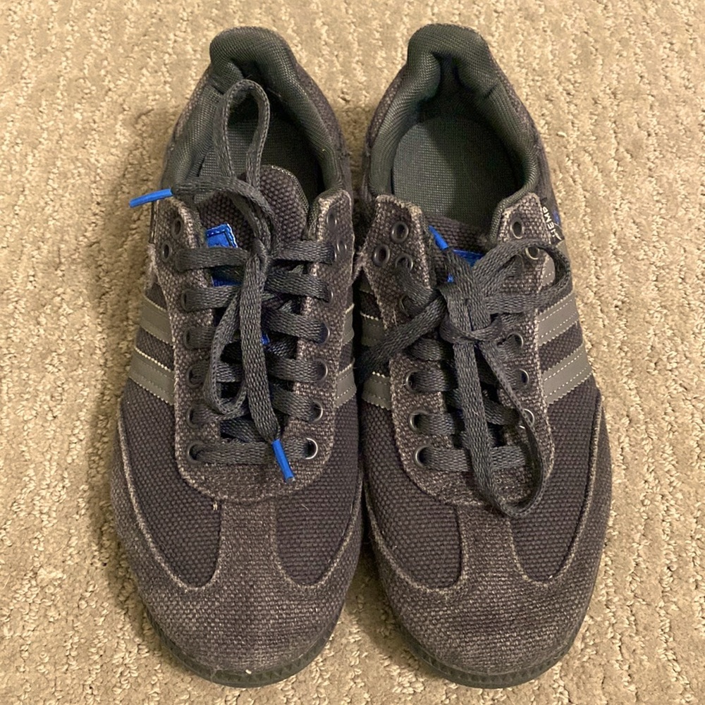 Adidas hemp samba shoes, barely worn, 6.5 men 8 women, barely worn, 2013 rare